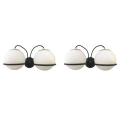  Pair of Large Sconces by Gino Sarfatti for Arteluce