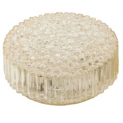 Amber Tone Limburg Flush Mount