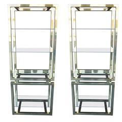 Pair of Hollywood Regency Ètagerès 8