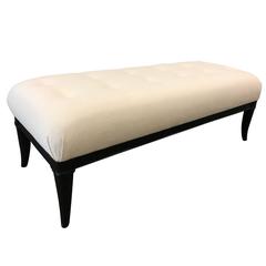 Upholstered Tufted Bench Style of Robsjohn-Gibbings 6