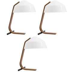 Minimalist Table Lamps by Temde, 1960s 4