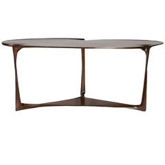 Hand Carved Sculptural Console Table