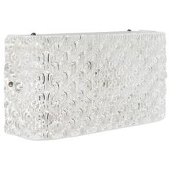 Italian Clear Murano Glass Sconces by Barovier e Toso 7