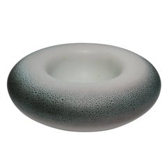 Retro Italian Postmodern Round Ceramic Pottery Bowl