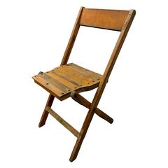 Used Wooden Folding Chairs