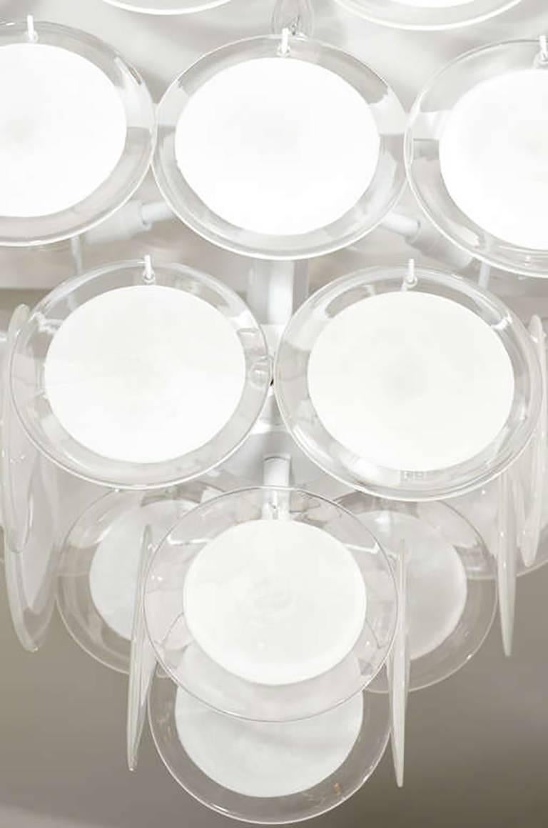 Accesorio de disco blanco personalizado en la mansión de Vistosi Moderno en venta