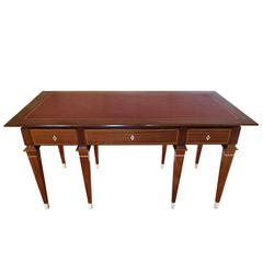 French Mahogany Desk, circa 1940