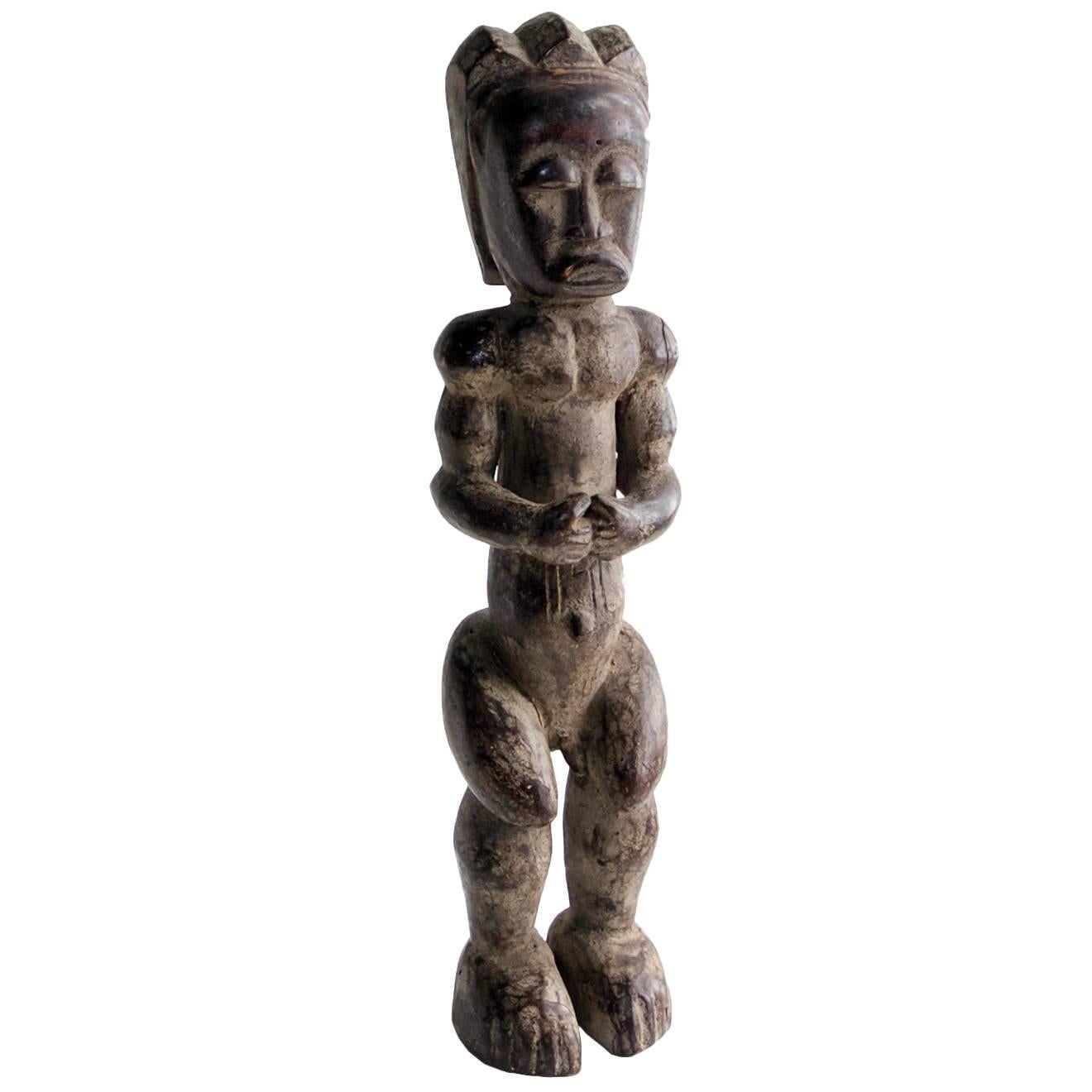 Large African Fang Sculpture of Male Figure For Sale