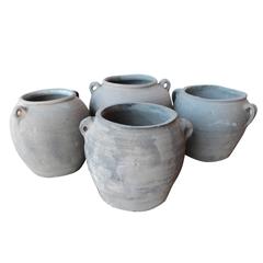 Antique Terra Cotta Jars with Loop Handles