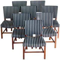 Rare Set of Eight Barcelona Dining Chairs by Kaare Klint