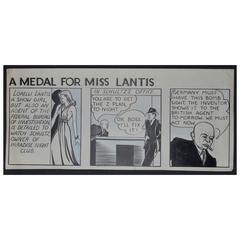Original Artwork for a Detective Newspaper Strip, 1940s 8