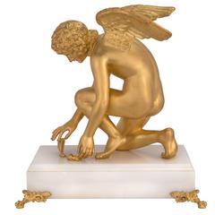 French 19th Century Neoclassical Style Ormolu Statue of Cupid 