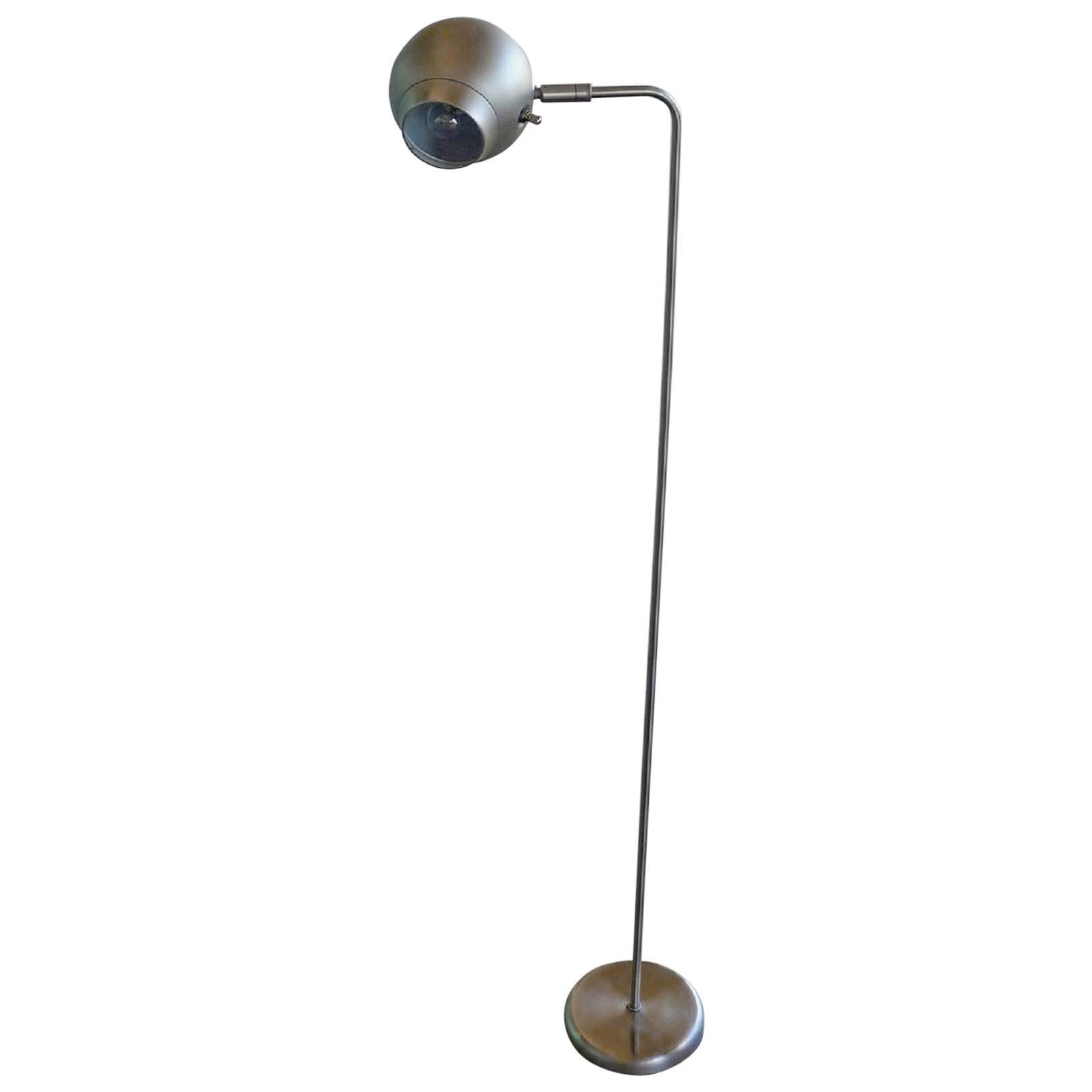 Sonneman Style Adjustable Atomic Eyeball Floor Lamp For Sale