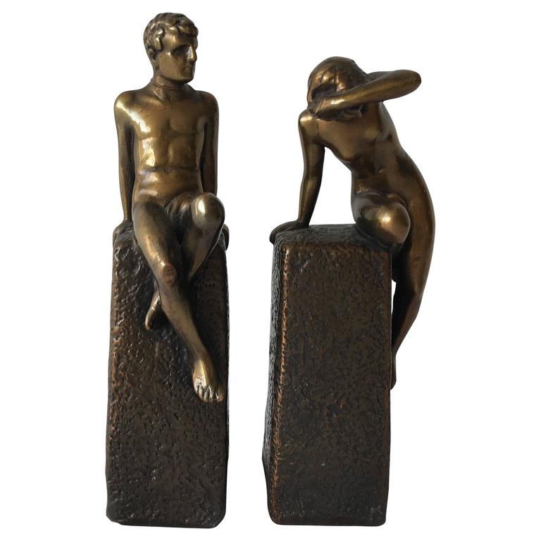 Rosen art deco bronze nude time
