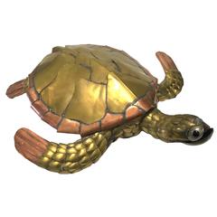 Sergio Bustamante Mixed Metal Sea Turtle 10