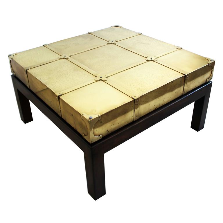 Signed Sarreid Br Coffee Table Walnut Wood Base Gl Top Spain Signed Sarreid Br Coffee Table Walnut Wood Base Gl Top Spain For