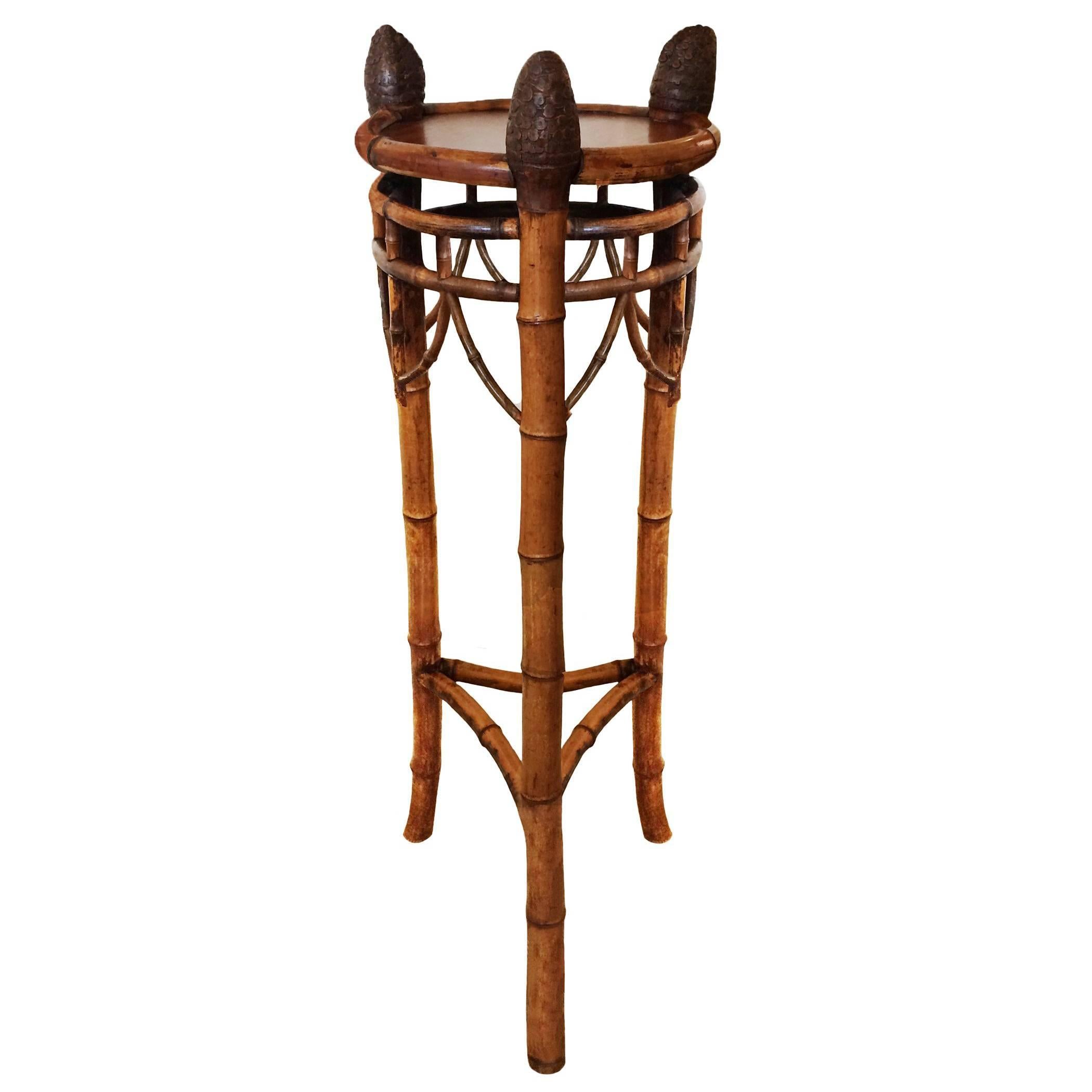 Perret et Vibert Bamboo Plant Stand For Sale