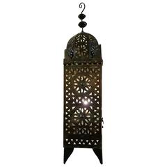All Metal Moroccan Lantern in Tower Style