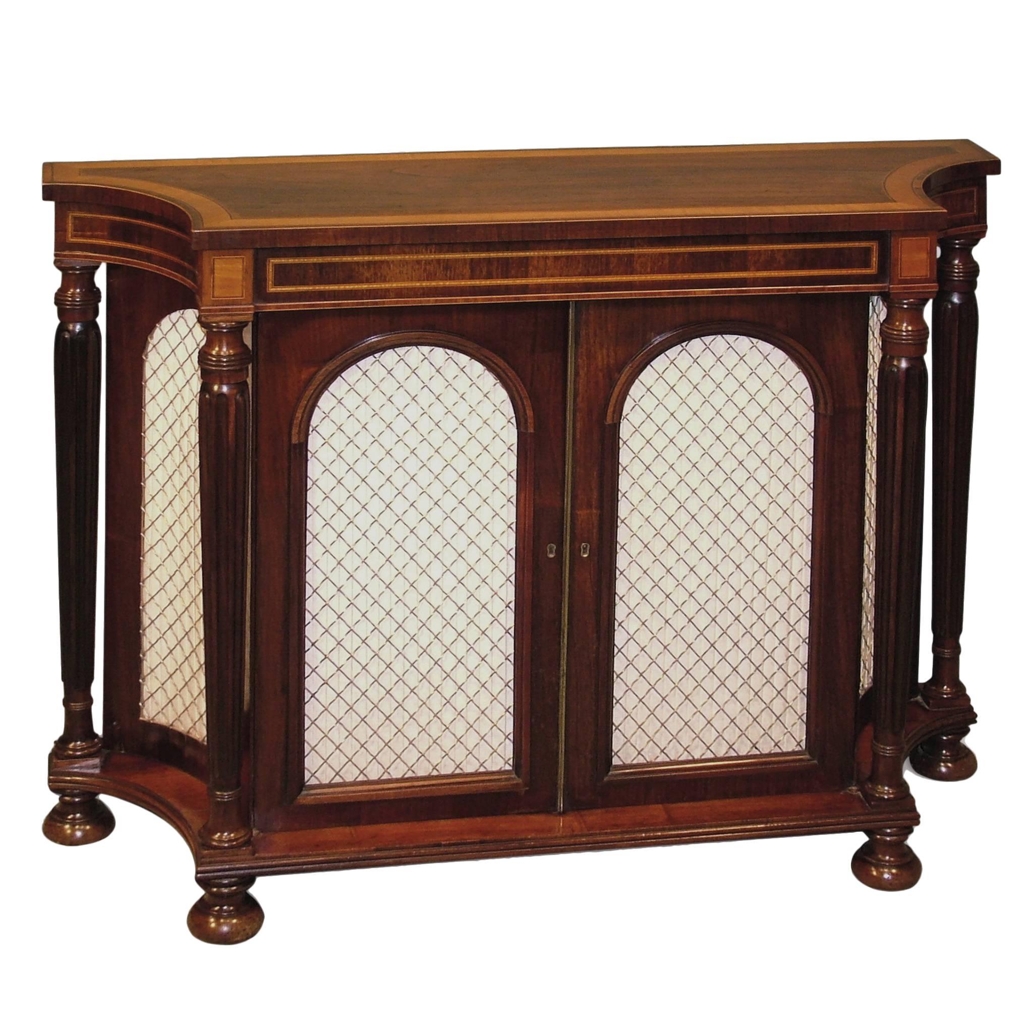 19th Century Regency Rosewood Chiffonier