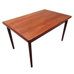 Danish Teak Extending Dining Table, Midcentury, 1960s