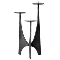 Large Candlestick Holder Brutalist Style, Germany, 1950s 6