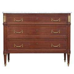 Chic Louis XVI Style Neoclassical Commode 6
