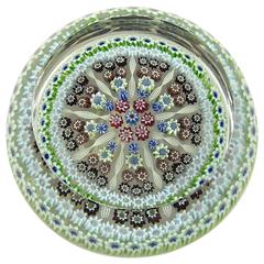 Perthshire Limited Edition Millefiori Studio Glass Paperweight, 1976-1978