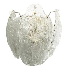 Italian Murano Glass Leaves Sconces 11