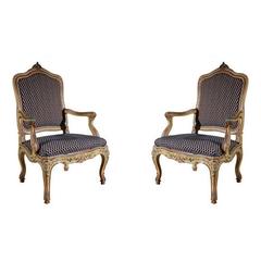 Set of Two Venetian Arm Chairs 4