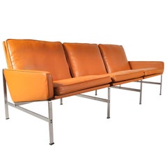 Sofa by Preben Fabricius & Jørgen Kastholm for Kill International, circa 1960