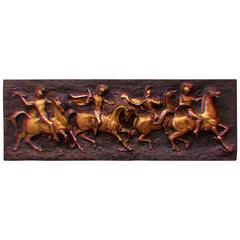 Wall Sculpture of Roman Soldiers