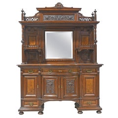 Cabinet de bar Belle Époque de New York, datant de l'âge d'or américain, vers 1890