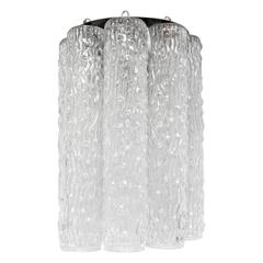Italian Murano Glass Tubes Sconces by Venini 11