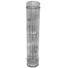 Italian Murano Glass Crystal Floor Lamps by Venini 5