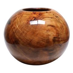 Turned Red Maple Bowl by Matt Moulthop