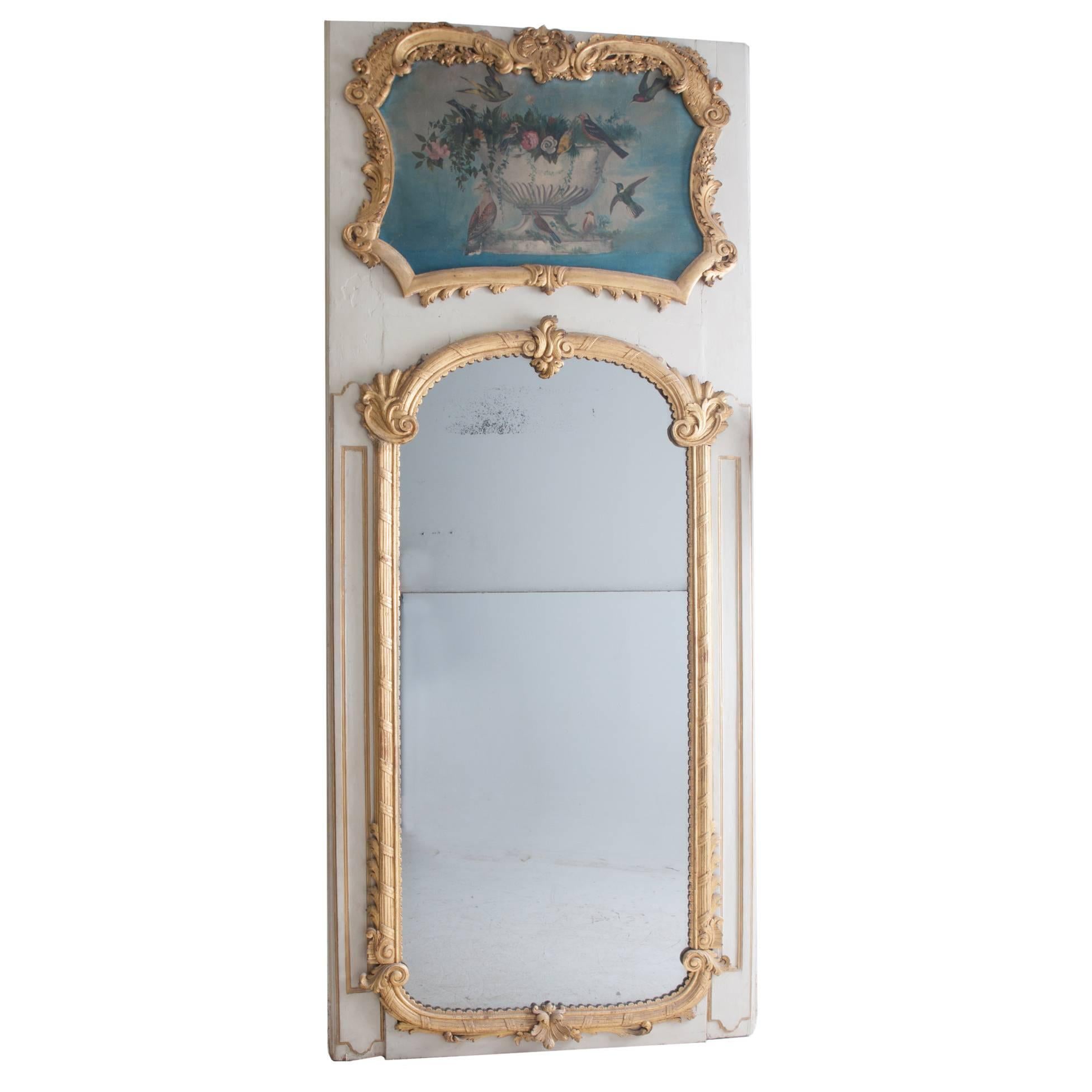 French 18th Century Louis XV Trumeau For Sale
