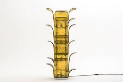 Huge Murano Glass Leaves Floor Lamp by Carlo Nason for Mazzega