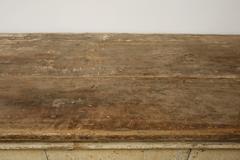 18th Century Italian Cream Painted Wood Enfilade Buffet