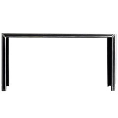Acier Full Console Table in Handcrafted Steel