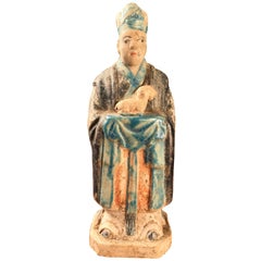 Antike chinesische Tierkreisfigur mit "Schaf":: Ming-Dynastie:: 1368-1644