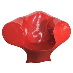 Red Big Easy Armchair by Ron Arad