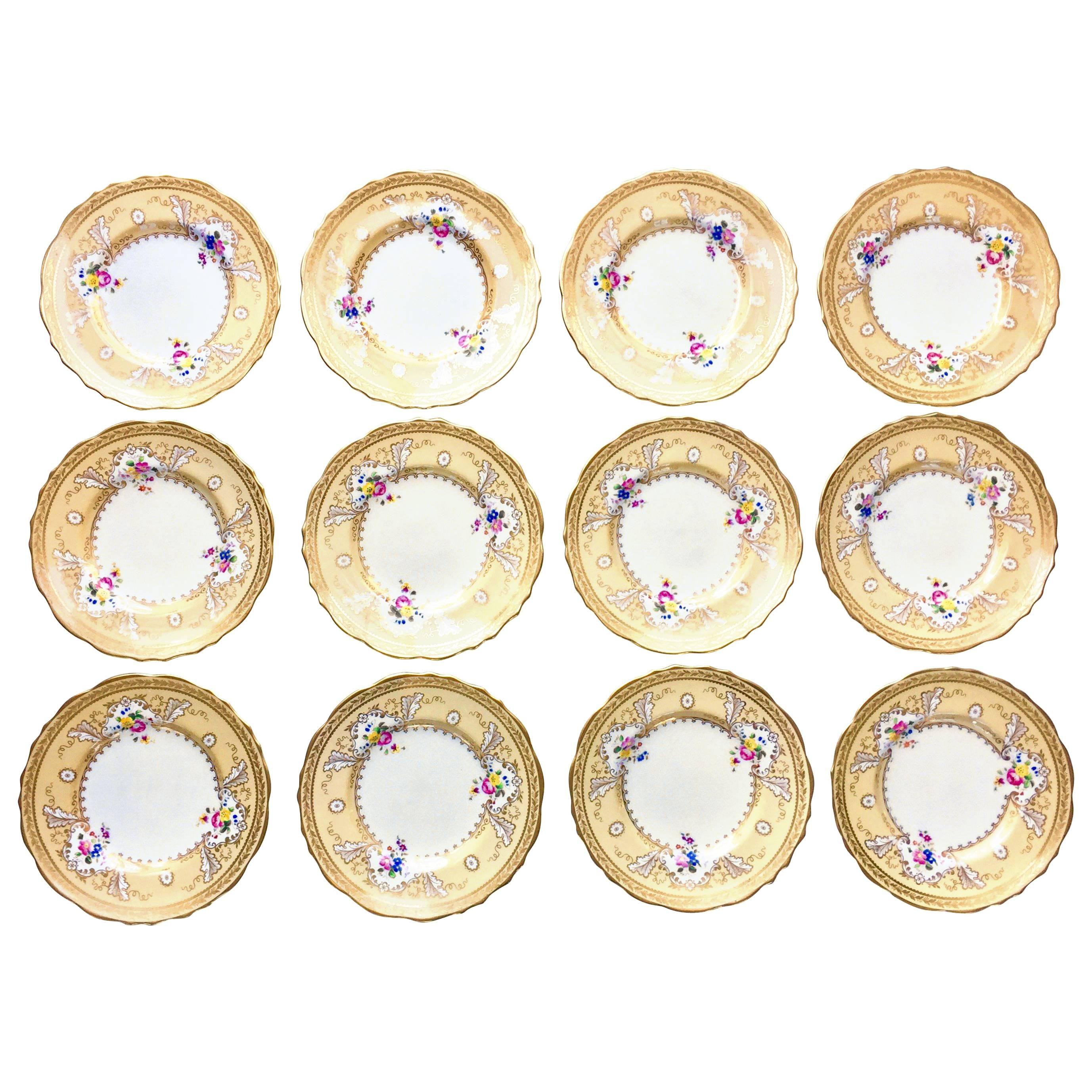 12 Tiffany Desert Plates