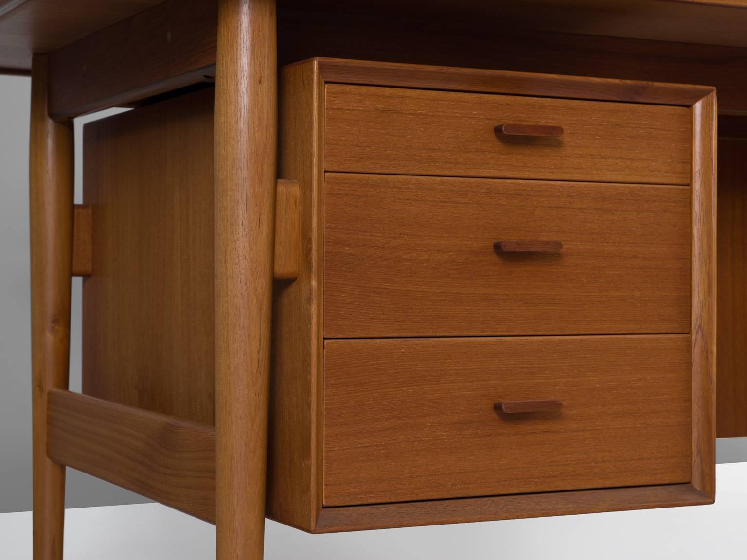 Arne Vodder Rectangular Desk in Teak for Sibast 3