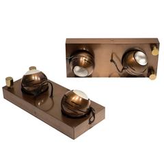 Pair of Angelo Lelli "Eyeball" Sconces for Arredoluce 3