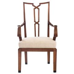 Bruno Ernst Scherz, a Rare if Not Unique German Carved Walnut Armchair 12