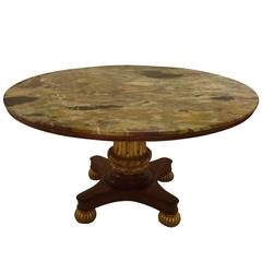 Dining Table Marble Top
