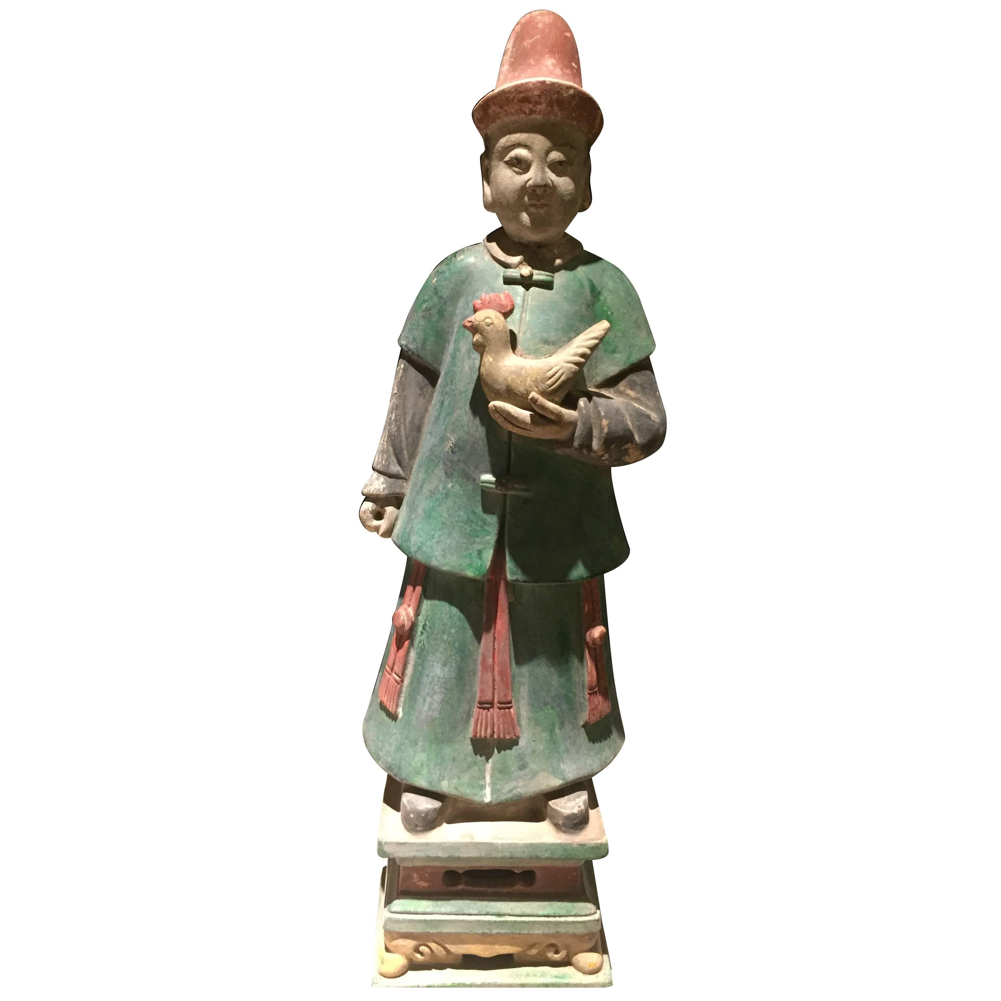 Important Monumental Ancient China Ming Tomb Treasure Sculpture, 1368-1644