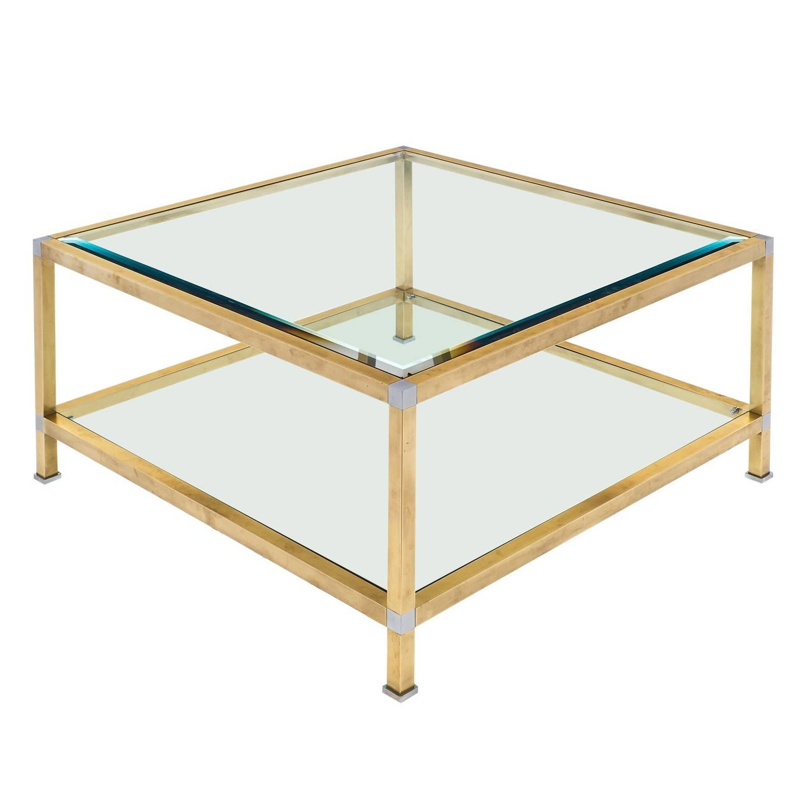 French Vintage Mid-Century Modern Coffee Table