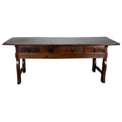 Spanish Five Drawer Desk