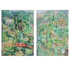 Pair of Paintings, California 8